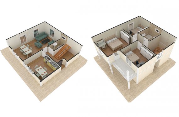 Prefabrikovaný dom 130 m²