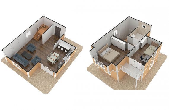 Prefabrikovaný dom 91 m²