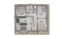 105 m² Montovaný Dom