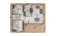 86 m² Montovaný Dom